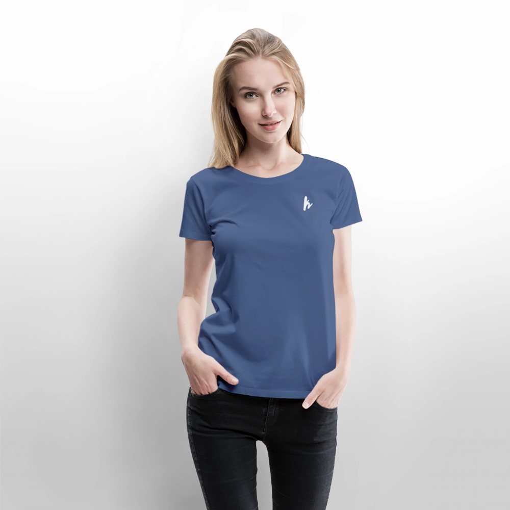 Frauen Premium T-Shirt - Taubenblau